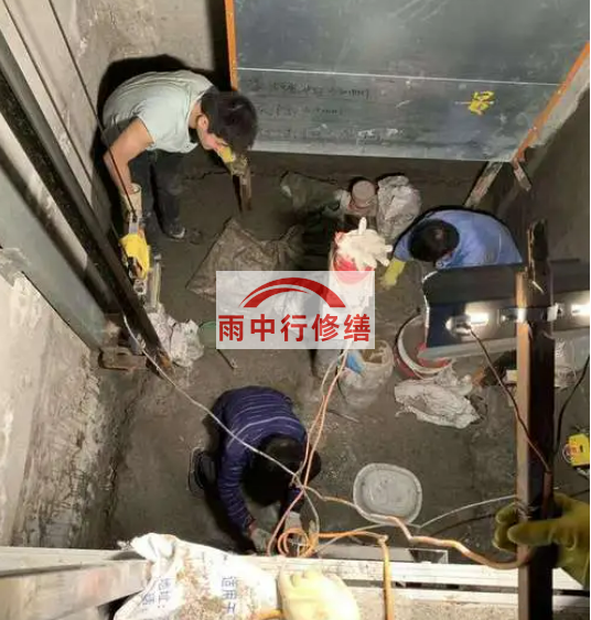 沧州电梯井堵漏案例